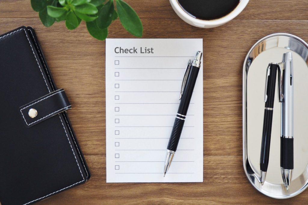 今日から実践できるチェックリスト