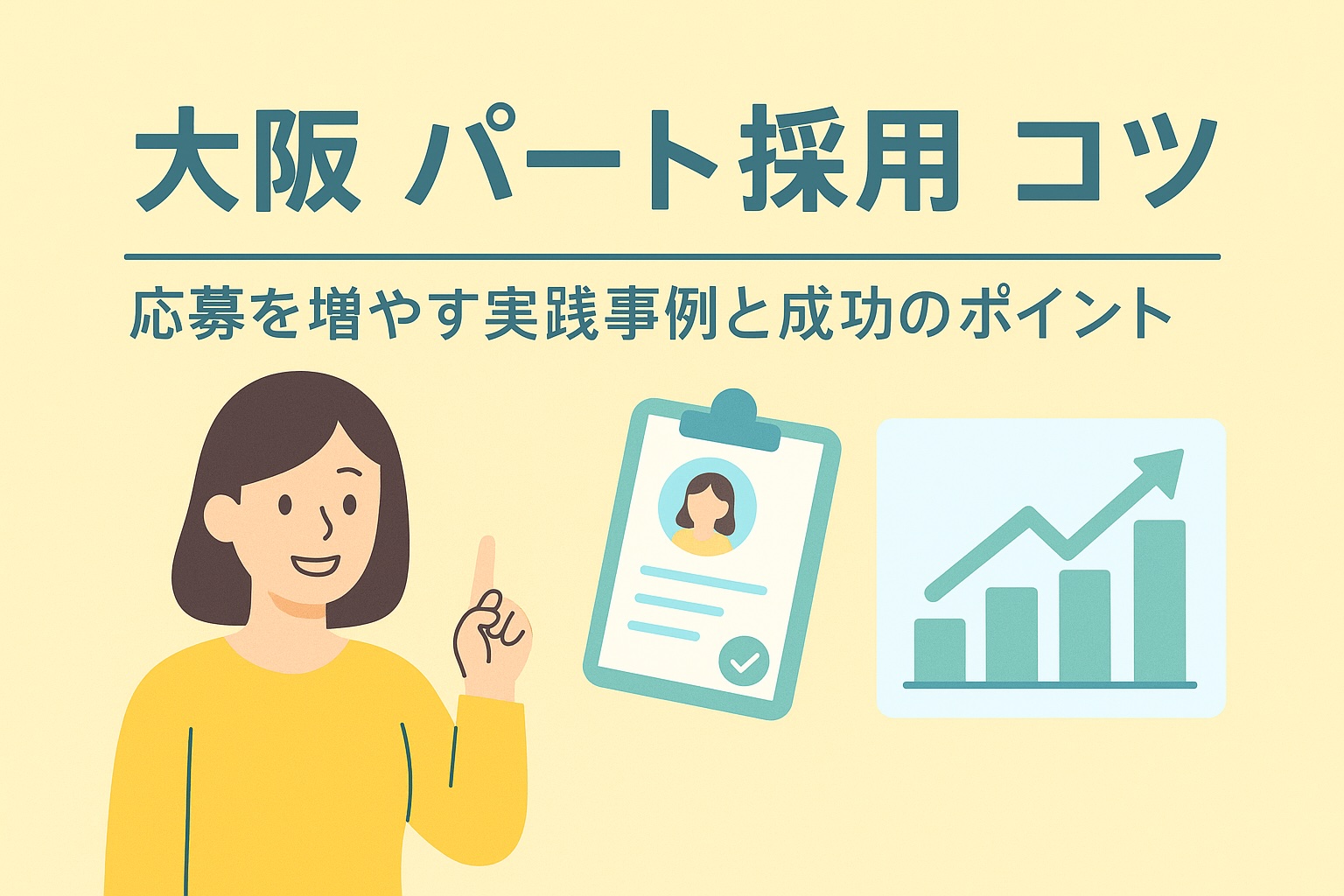 大阪 パート採用 コツ｜応募を増やす実践事例と成功のポイント