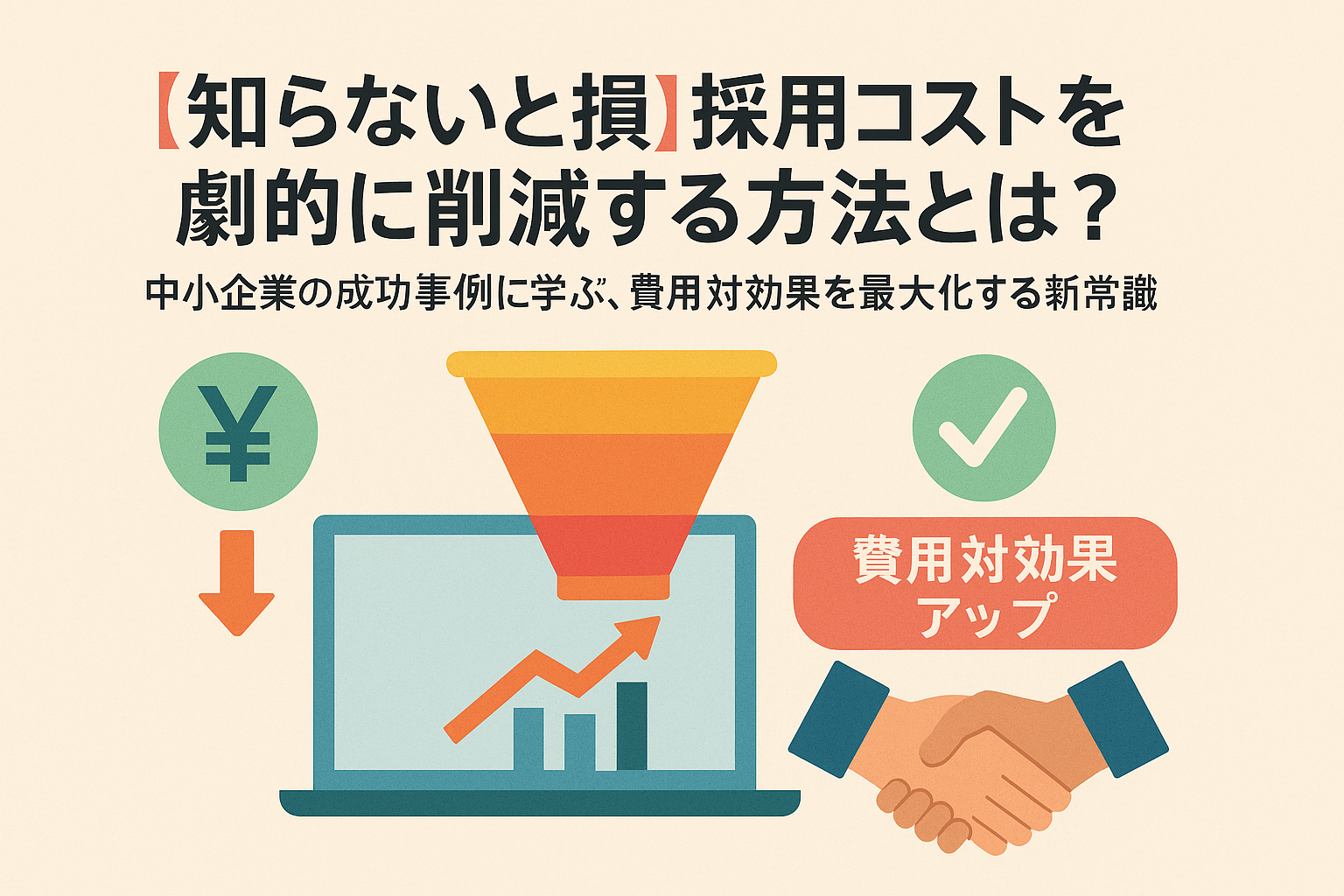 【知らないと損】採用コストを劇的に削減する方法とは？中小企業の成功事例に学ぶ、費用対効果を最大化する新常識